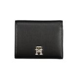 Tommy Hilfiger Portefeuille Femme Noir en Polyéthylène - Élégant et Durable