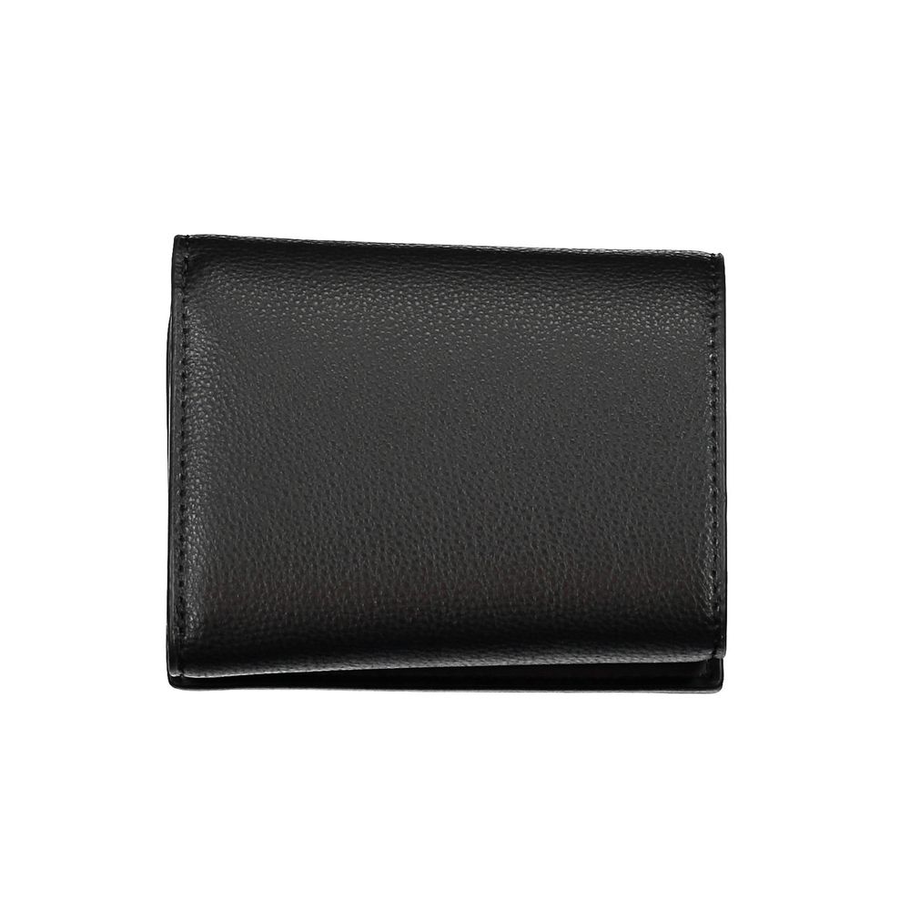 Tommy Hilfiger Portefeuille Femme Noir en Polyéthylène - Élégant et Durable