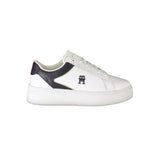 Tommy Hilfiger White Polyester Sneaker - All-Day Comfort and Style