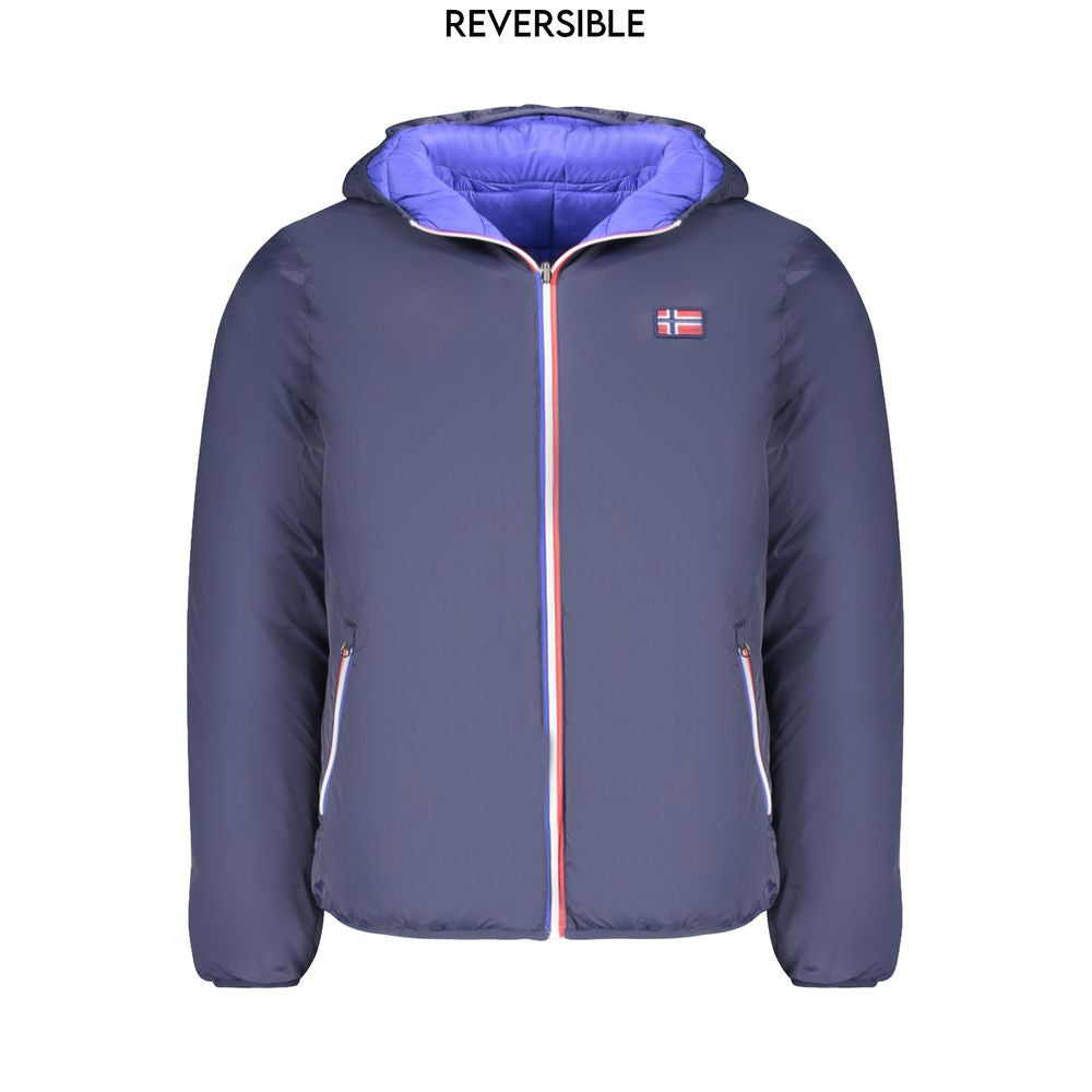 Veste homme en polyamide bleu, Norvège 1963