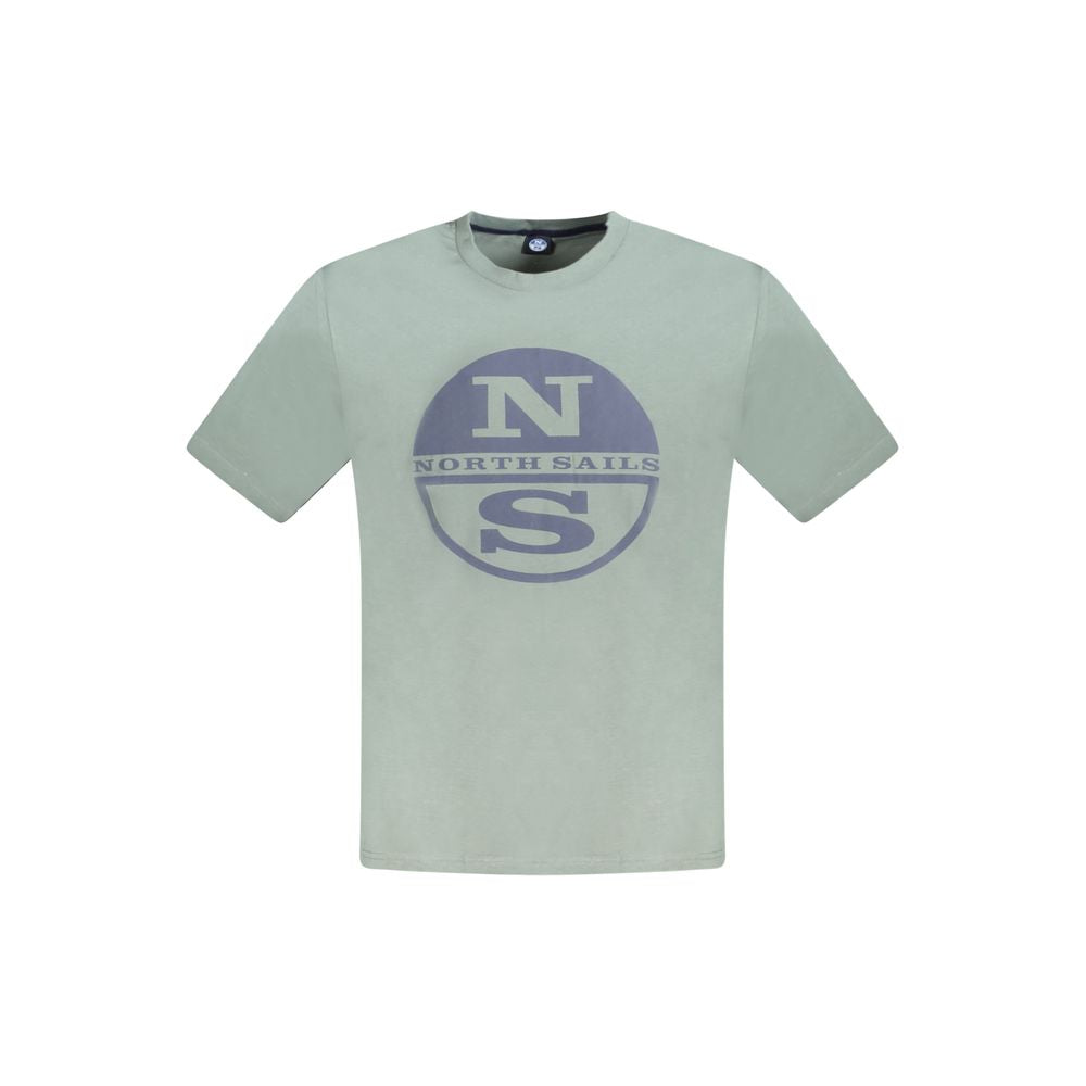T-shirt homme en coton vert North Sails