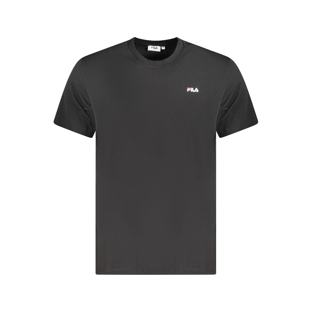 T-shirt homme en coton noir Fila