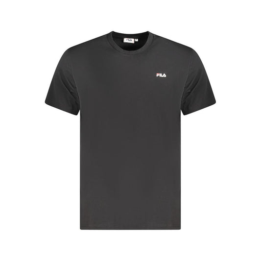 T-shirt homme en coton noir Fila
