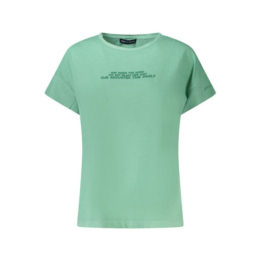 T-Shirt Femme Vert en Coton North Sails - Élégant et Confortable