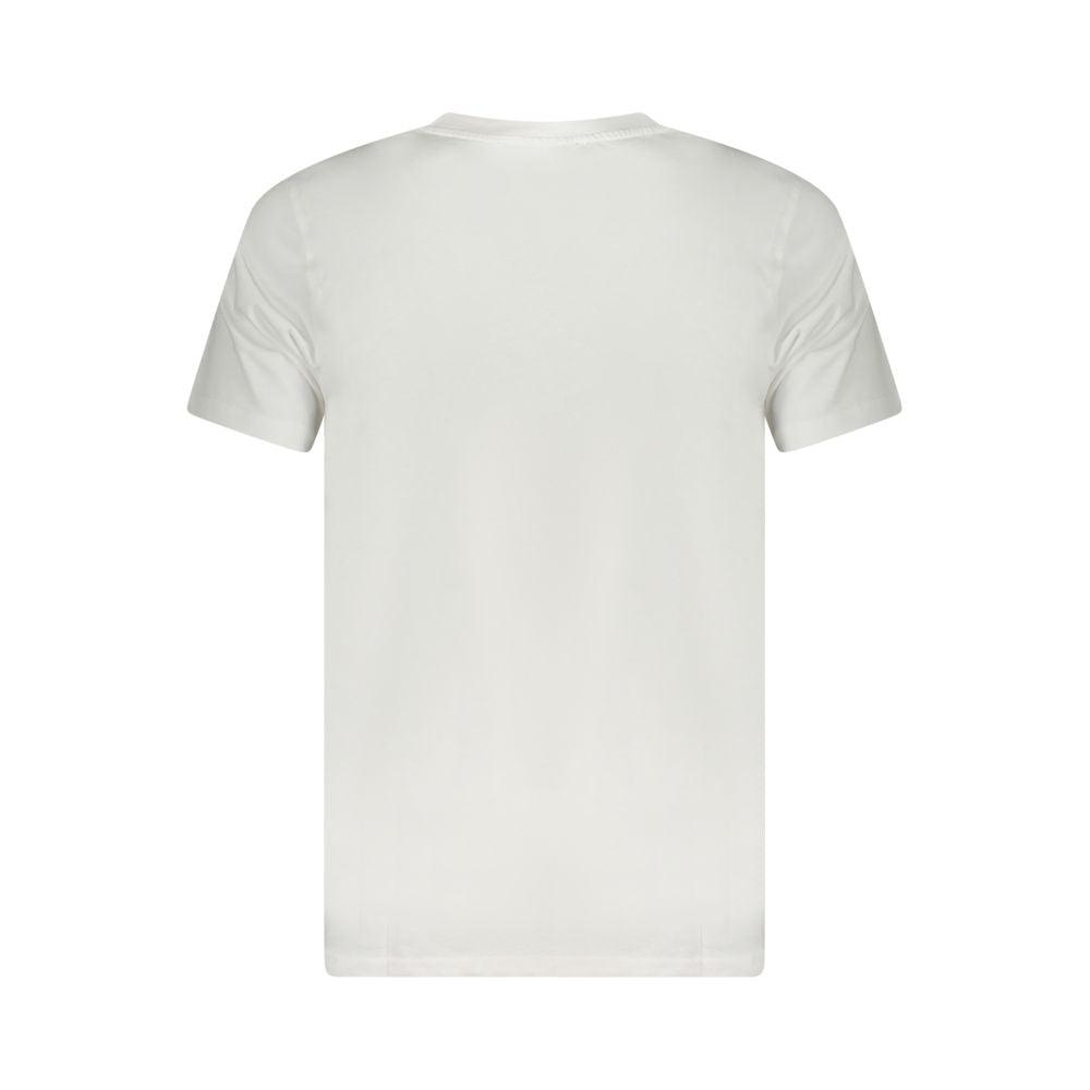T-shirt homme en coton blanc Cavalli Class