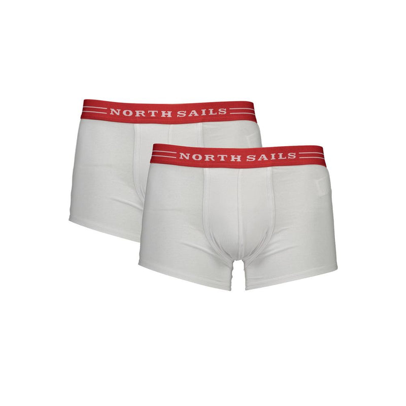 North Sails Boxer Parigamba BI Pack en Coton Blanc pour Homme