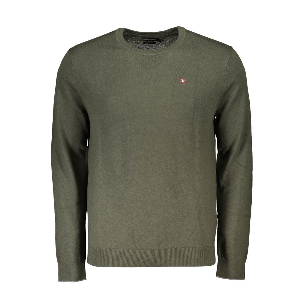 Pull en tissu vert Napapijri pour homme