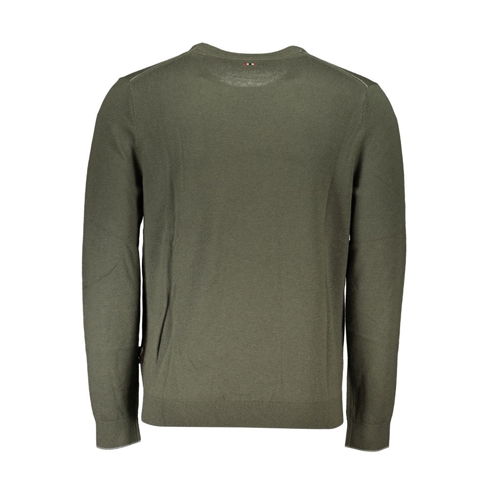 Pull en tissu vert Napapijri pour homme