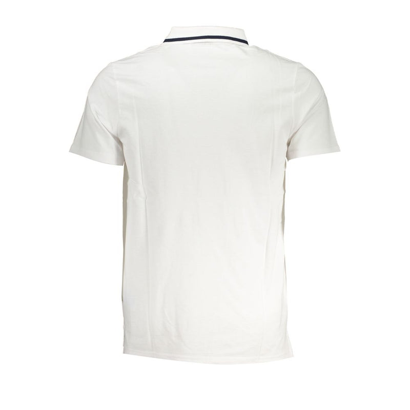 Fila Polo van wit katoen met contrasterende accenten