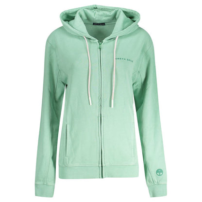North Sails Green Cotton Women Sweater