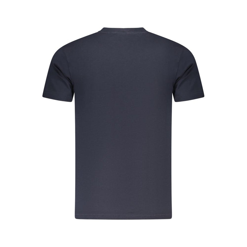 T-shirt homme en coton bleu Cavalli Class