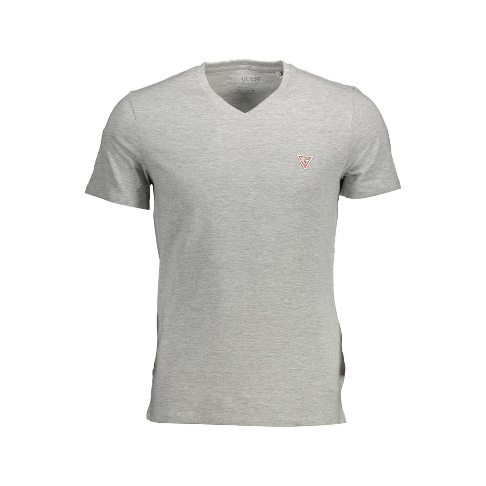 T-shirt homme en coton bio marron Guess Jeans