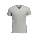 T-shirt homme en coton bio marron Guess Jeans