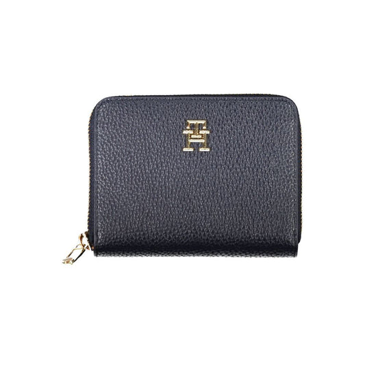 Tommy Hilfiger Blauwe Polyethyleen Dames Portemonnee