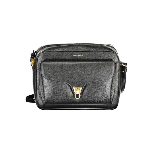 Sac à main Coccinelle en cuir noir pour femme