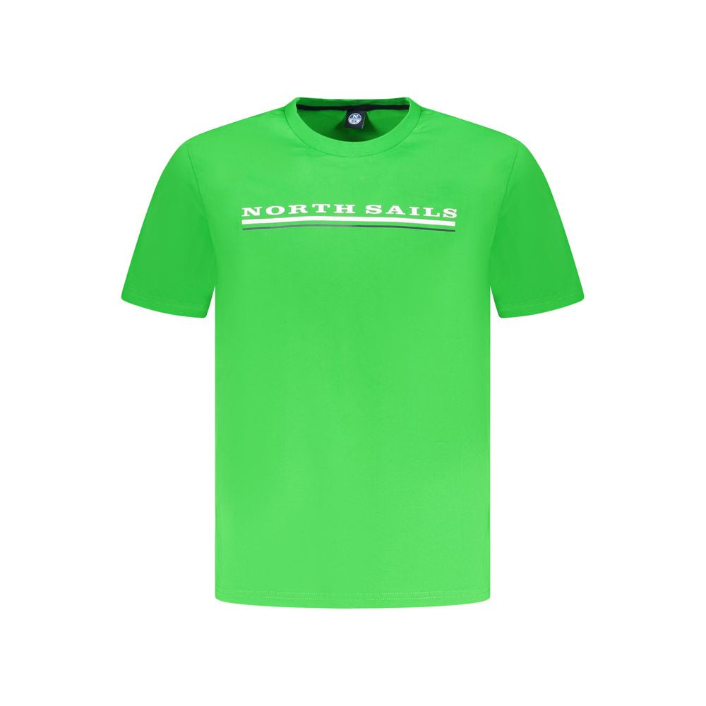 T-shirt homme en coton vert North Sails