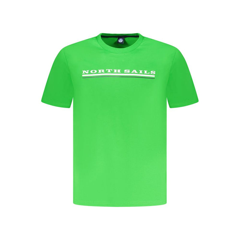 T-shirt homme en coton vert North Sails