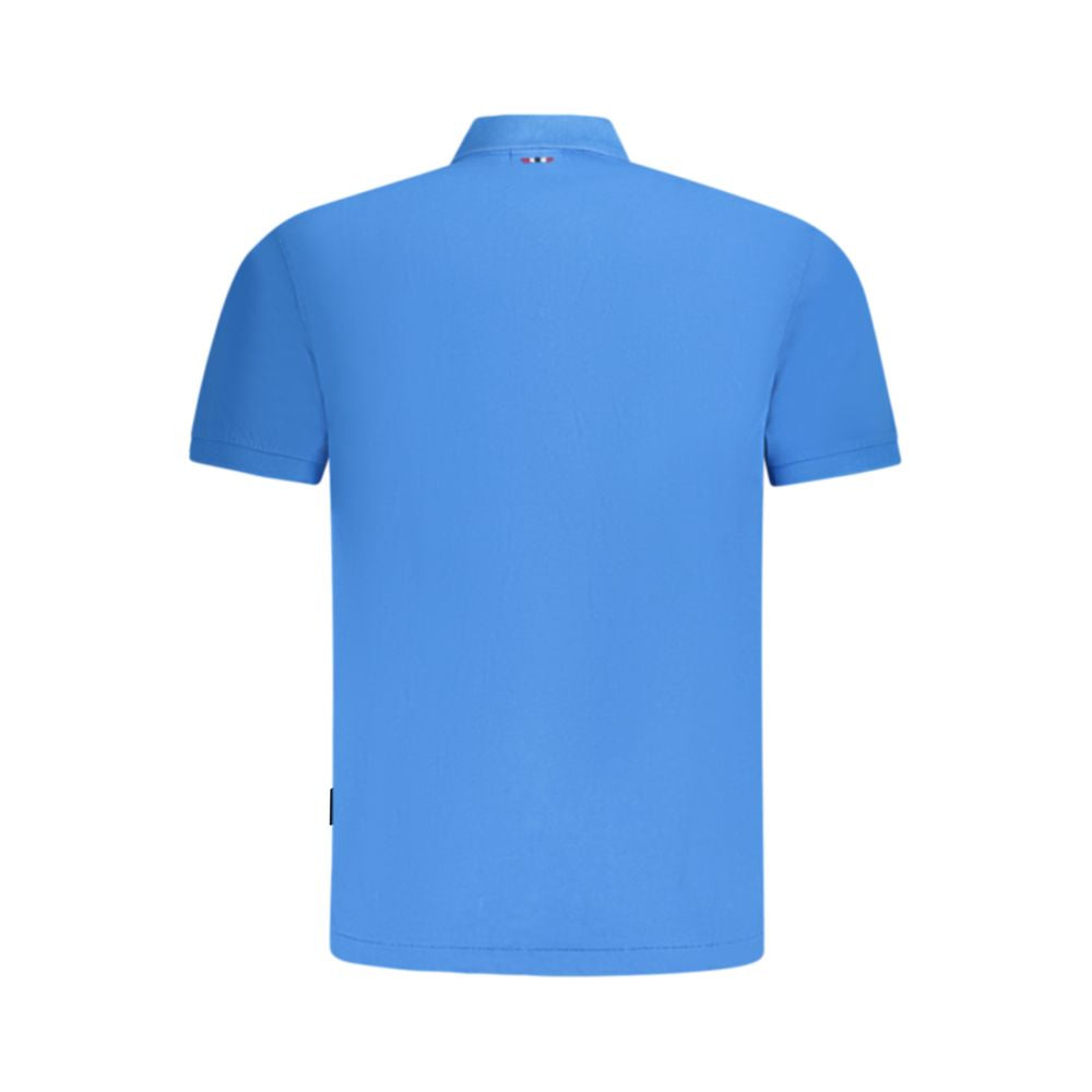 Polo homme en coton bleu Napapijri