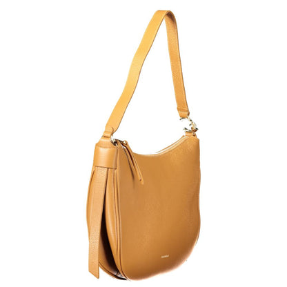 Sac à main en cuir marron Coccinelle
