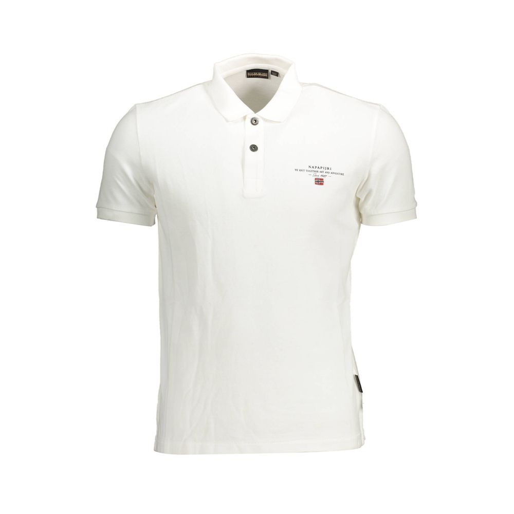 Polo homme en coton blanc Napapijri