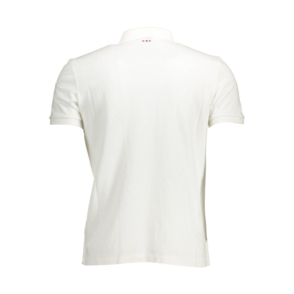 Polo homme en coton blanc Napapijri