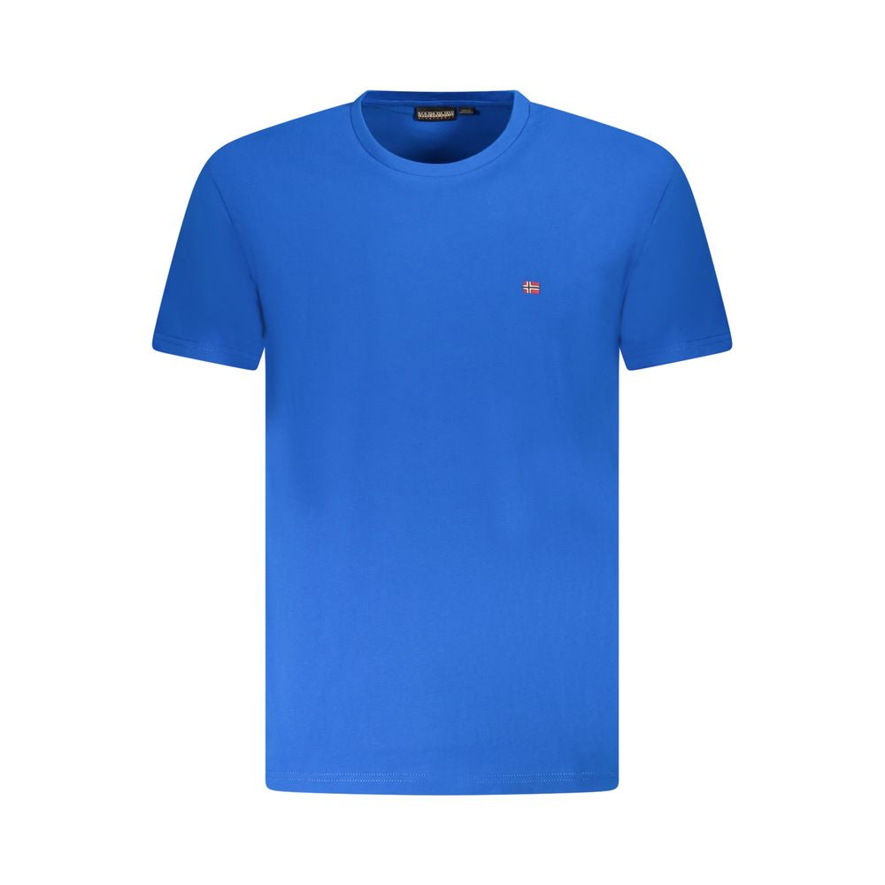 T-shirt homme en coton bleu Napapijri