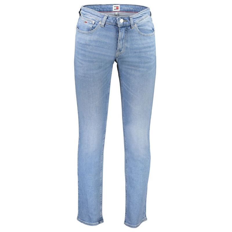 Tommy Hilfiger Light Blue Cotton Men Jeans