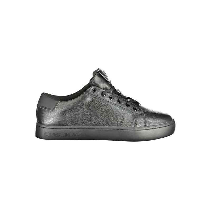 Calvin Klein Black Polyethylene Men Sneaker - Style and Comfort