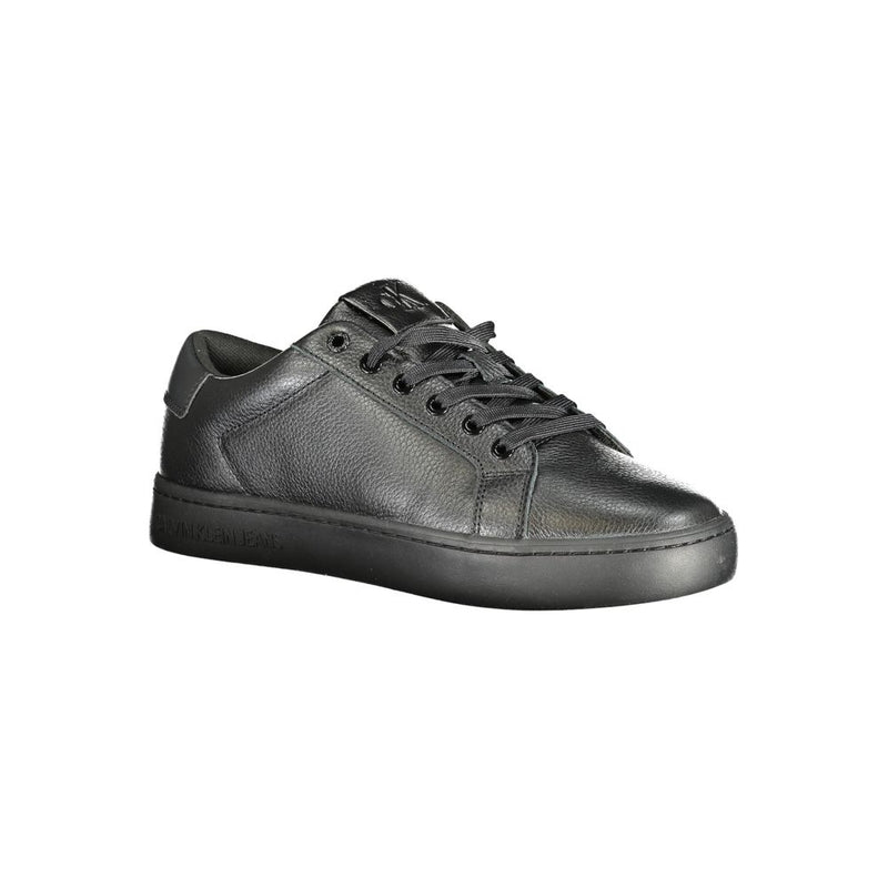 Calvin Klein Black Polyethylene Men Sneaker - Style and Comfort