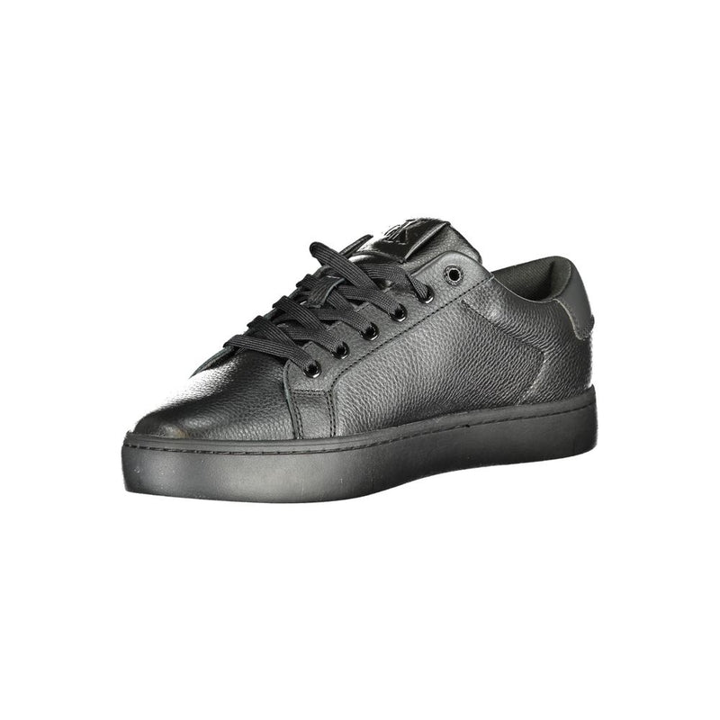 Calvin Klein Black Polyethylene Men Sneaker - Style and Comfort