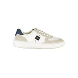 Blauer White Leather Men Sneaker - Premium Streetwear