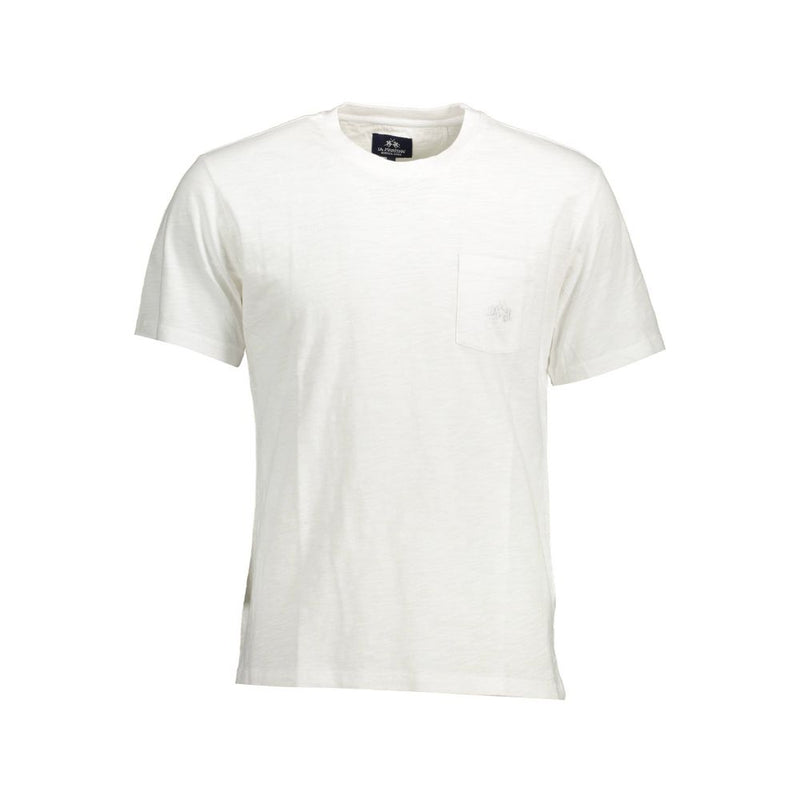 La Martina wit katoenen heren T-shirt