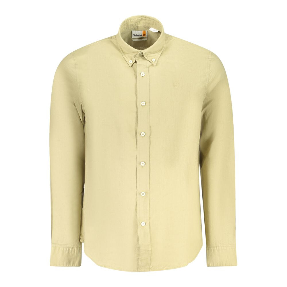 Chemise en coton beige pour homme Timberland