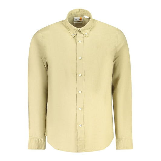 Chemise en coton beige pour homme Timberland