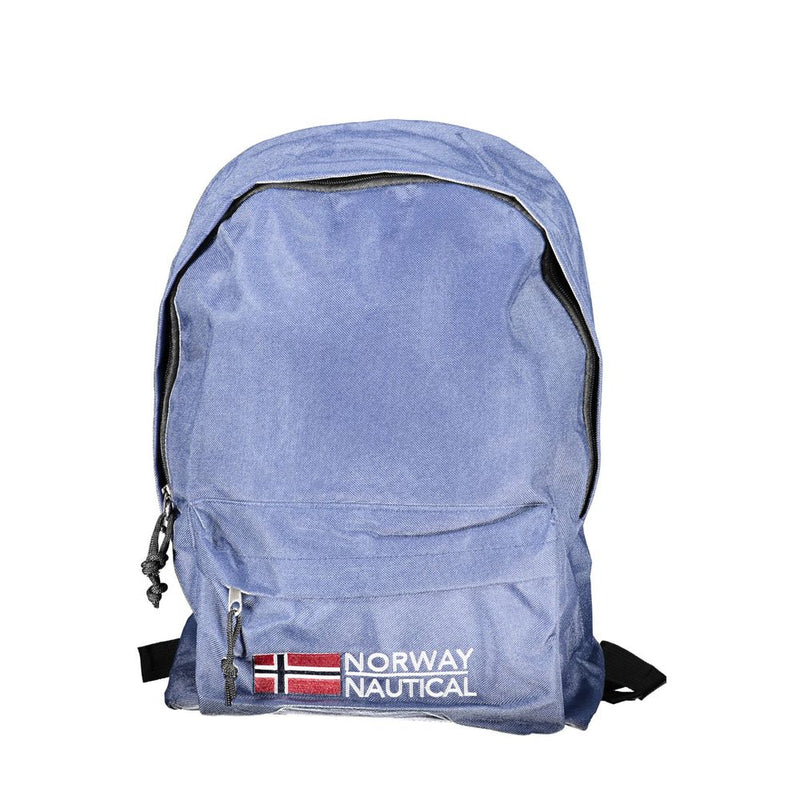 Sac à dos bleu en polyester, Norvège 1963