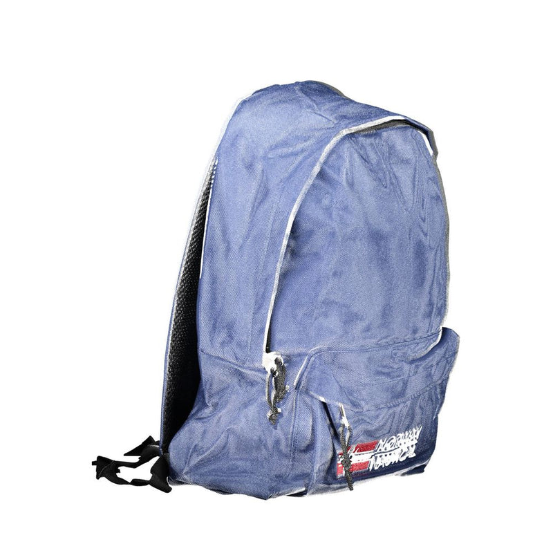 Sac à dos bleu en polyester, Norvège 1963
