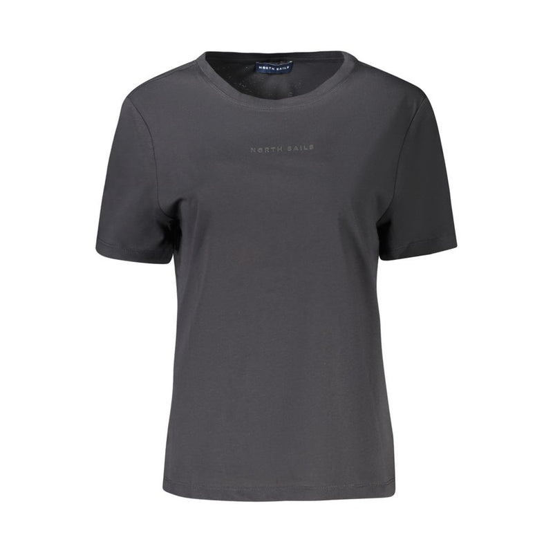 North Sails Black Cotton Women T-Shirt - Casual Chic