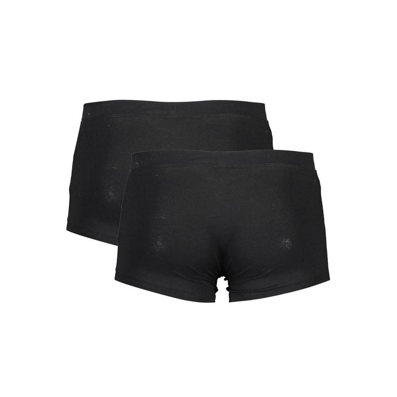 North Sails Black Cotton Men Boxer Pack - Confort et Style