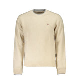 Pull en tissu beige Napapijri pour homme