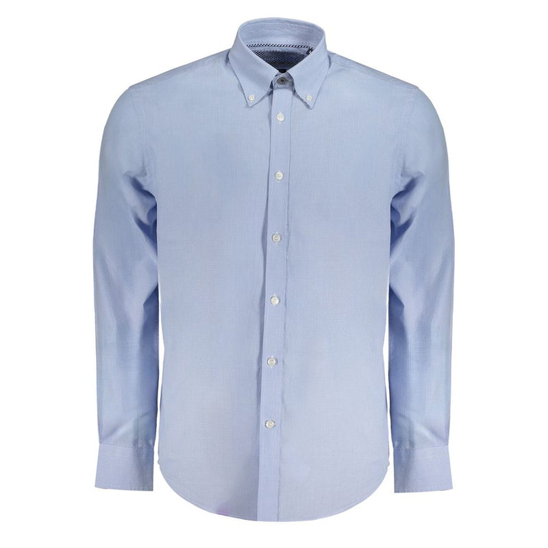 Harmont &amp; Blaine Lichtblauw Katoenen Herenshirt