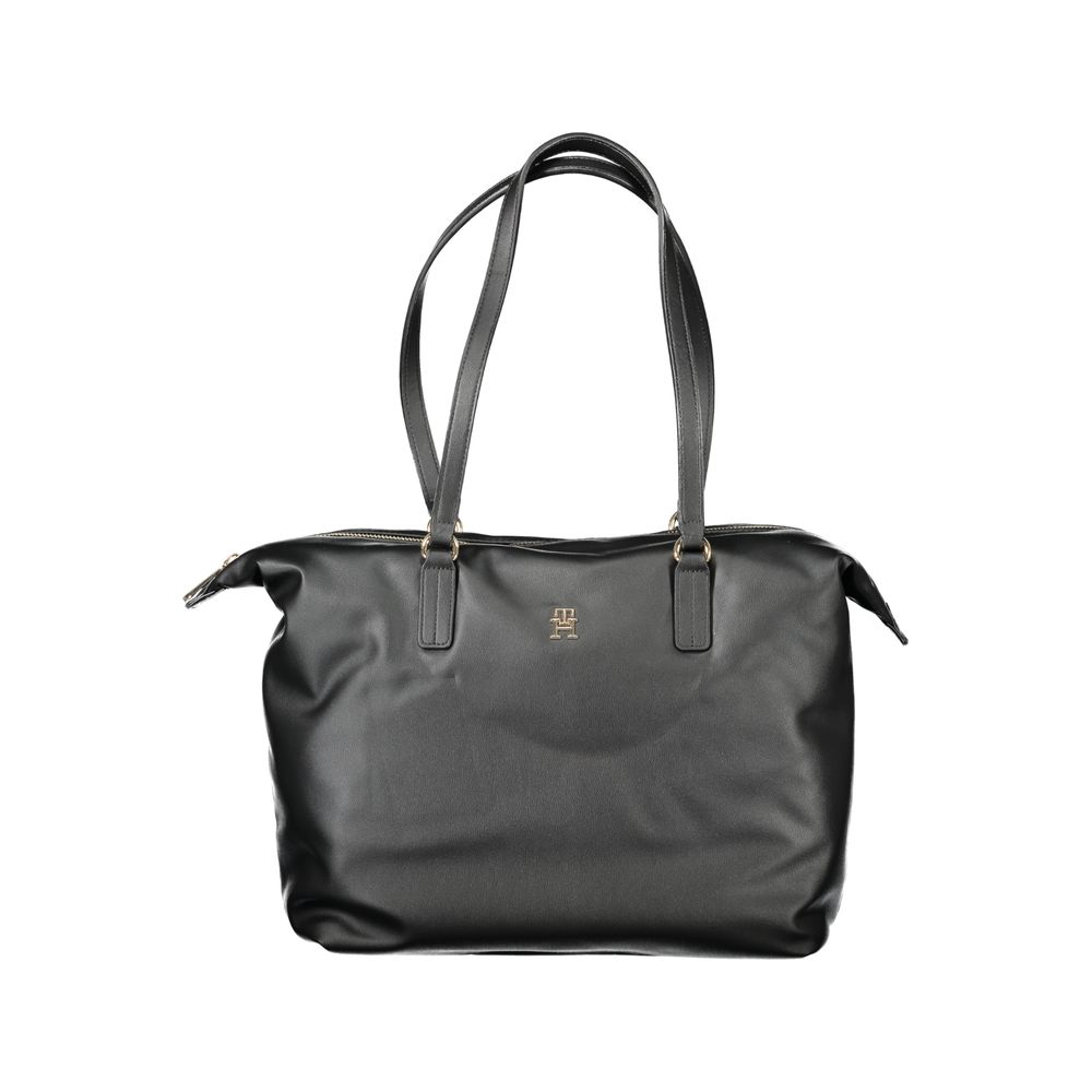 Sac à main Tommy Hilfiger en polyester noir pour femme