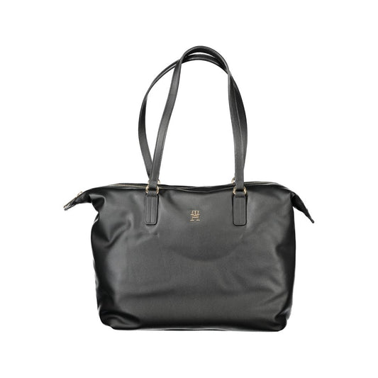 Sac à main Tommy Hilfiger en polyester noir pour femme