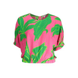 Desigual Pink Viscose Women Top - Élégante et Chic Blouse