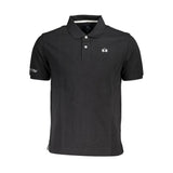 Polo La Martina en coton noir pour homme