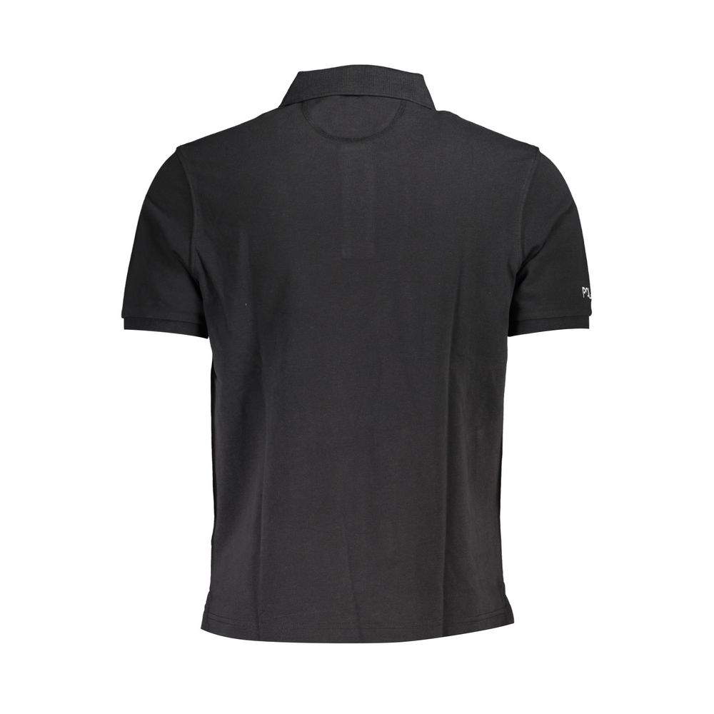 Polo La Martina en coton noir pour homme