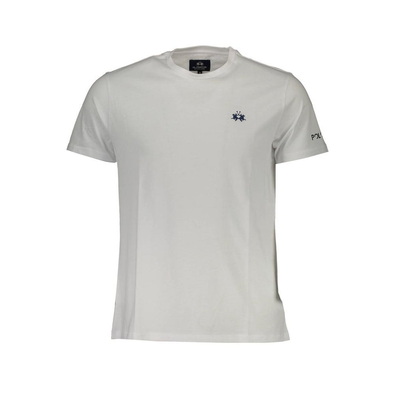 T-shirt homme en coton blanc La Martina
