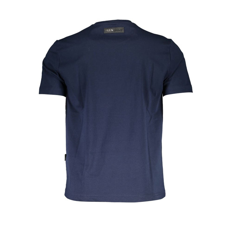 Plein Sport Blauw Katoenen Heren T-Shirt