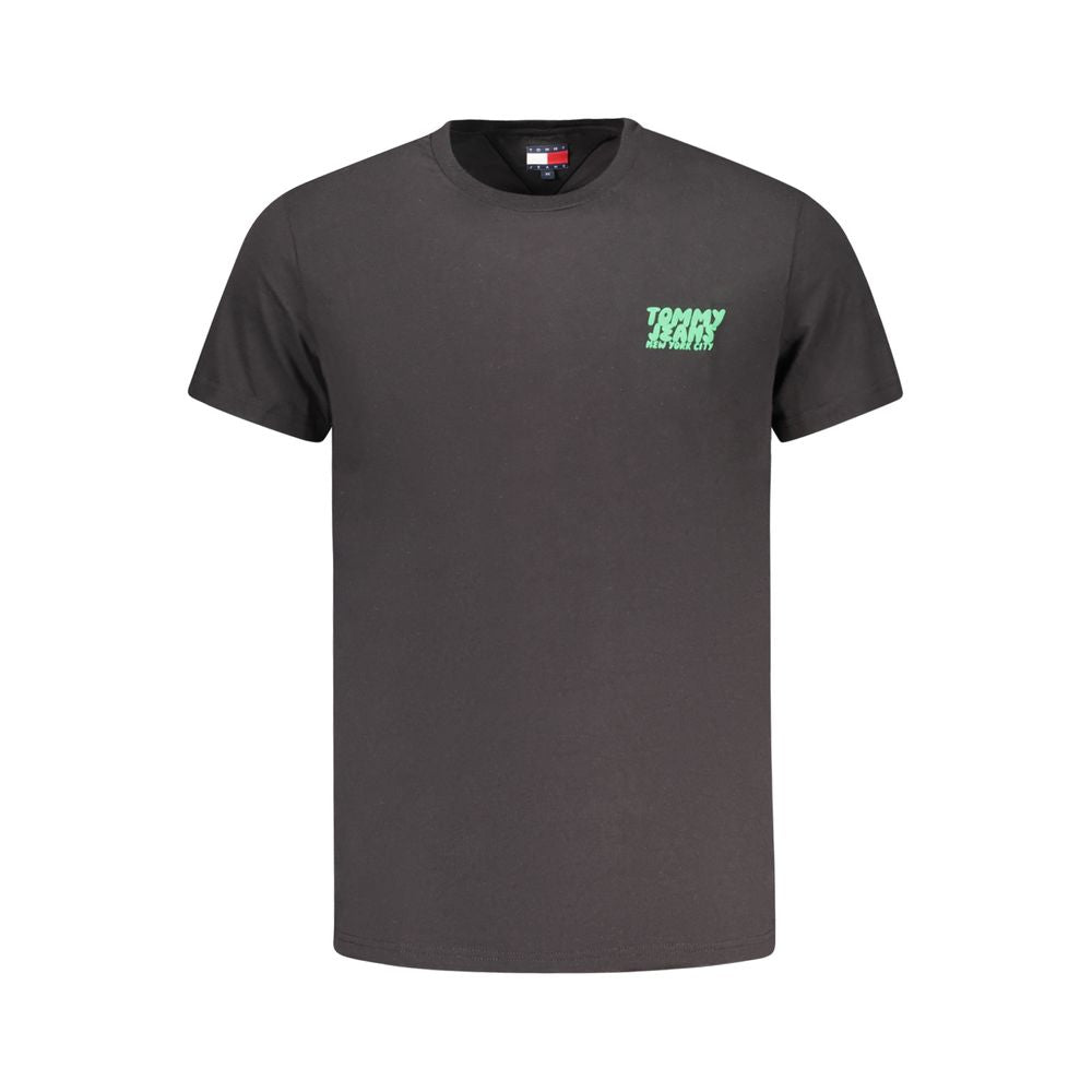 T-shirt homme en coton noir Tommy Hilfiger