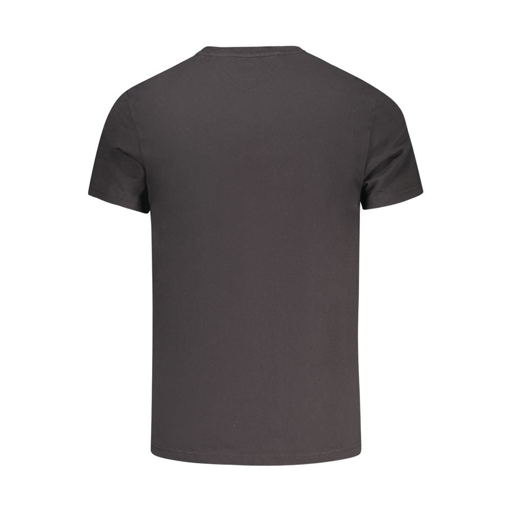T-shirt homme en coton noir Tommy Hilfiger