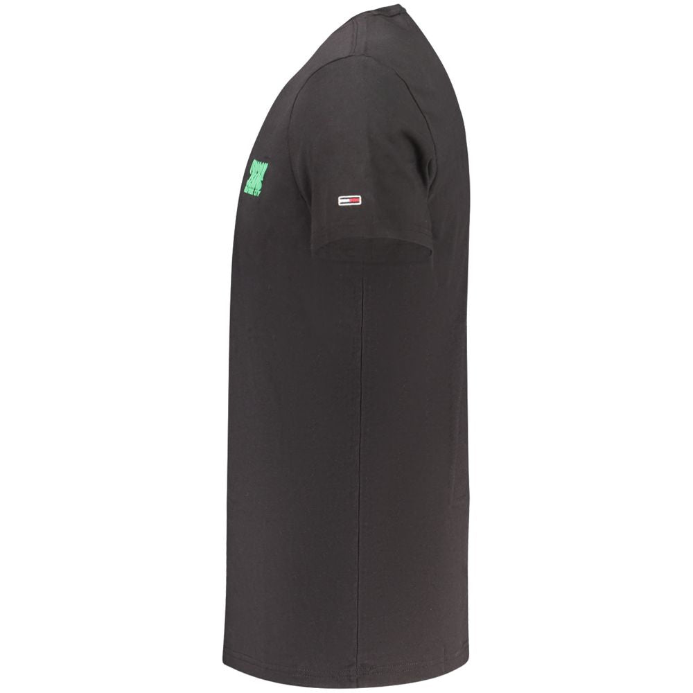 T-shirt homme en coton noir Tommy Hilfiger